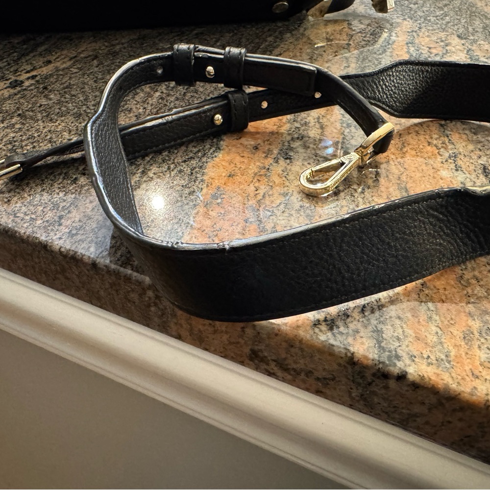 Michael Kors Black Pebbled Leather Shoulder Bag - Picture 2 of 3